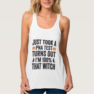 Lustiger Hexen-Test Halloween-Zitat Vektor-Design_ Tank Top
