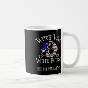 Lustiger Hexenweg zum Weißen Haus Kamala Harris He Kaffeetasse