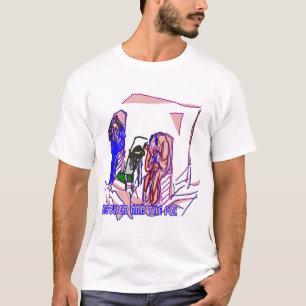 Lustiger hinterhältiger Fuchs stiehlt Essen von äl T-Shirt