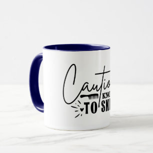 Lustiger Hinweis... Minimalistischer Hairstylist Tasse