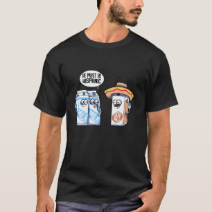 Lustiger hispanischer Sojamilch-Vegan-Foodie-Witz- T-Shirt
