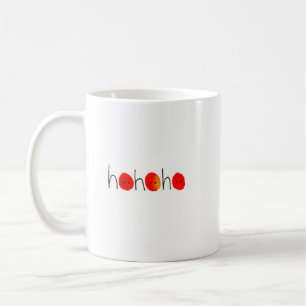 Lustiger Ho Ho Ho Rotnase Handbemalter Weihnachtsb Kaffeetasse