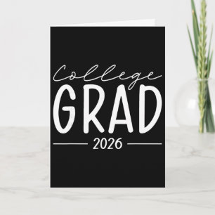 Lustiger Hochschulabsolvent 2026 Abschluss Student Karte