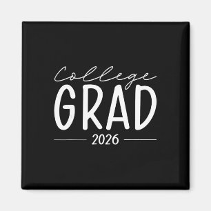 Lustiger Hochschulabsolvent 2026 Abschluss Student Magnet