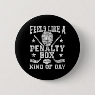 Lustiger Hockey Humor Hockey Wortspiele Hockey-Vat Button