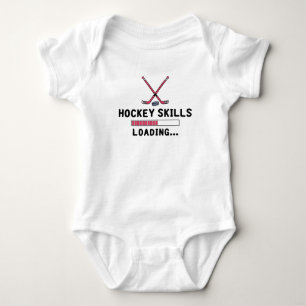 Lustiger Hockey-Spruch, Hockey-Fähigkeiten laden,  Baby Strampler