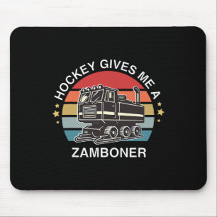 Lustiger Hockey Zamboner Liebhaber Männer Frauen Mousepad