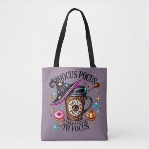 Lustiger Hokuspokus Ich brauche Kaffee Hexe Tasche