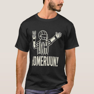 Lustiger HomeRun Baseball Football Mash Up Cute fü T-Shirt