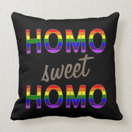 Lustiger homosexueller Homo-Bonbon-Homo Kissen