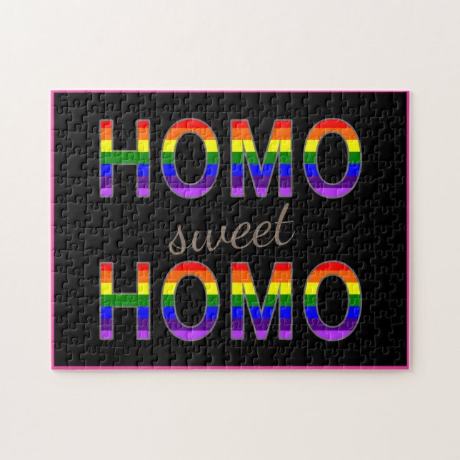 Lustiger homosexueller Homo-süße (Horizontal)