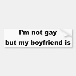 Lustiger homosexueller Slogan! Autoaufkleber