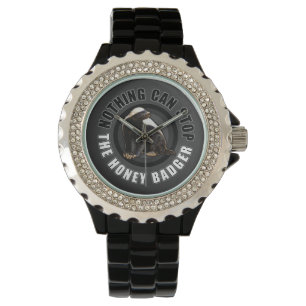 Lustiger Honig-Dachs Armbanduhr