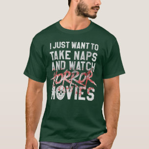 Lustiger Horrorfilm-Fan Halloween 80er Slasher-Ges T-Shirt