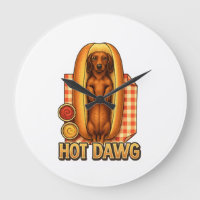 Lustiger Hot Dawg-Dachshund-Hund-Hot-Dog-Parodie