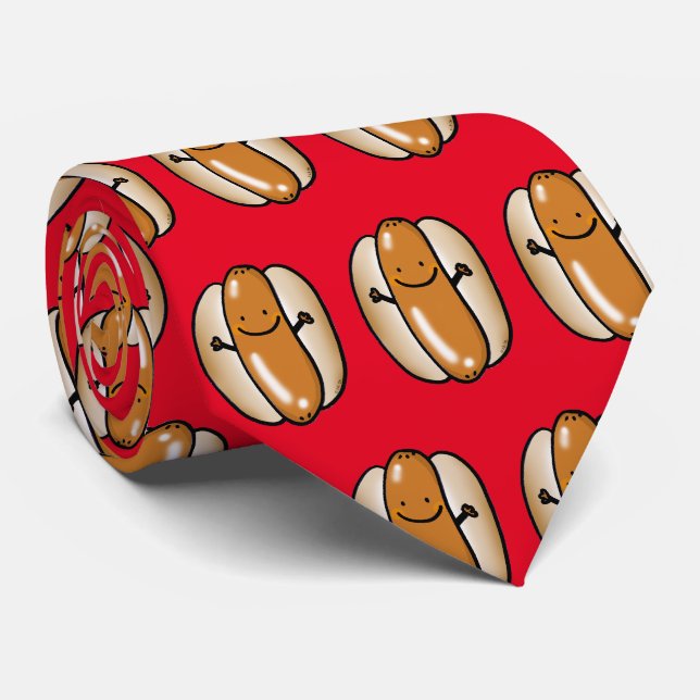 lustiger Hot Dog Krawatte (Gerollt)