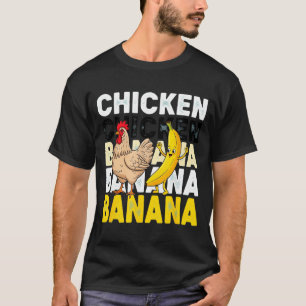 Lustiger Hühner-Bananen-Tanz-Meme für Kinder & Erw T-Shirt