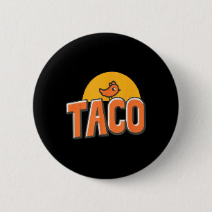 Lustiger Hühner-Meme Trendiger Taco Trump immer Hu Button