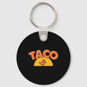 Lustiger Hühner-Meme Trendiger Taco Trump Immer Hu Schlüsselanhänger