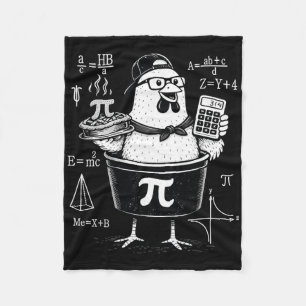 Lustiger Hühner-Topf-Rechner Mathematiklehrer Fleecedecke