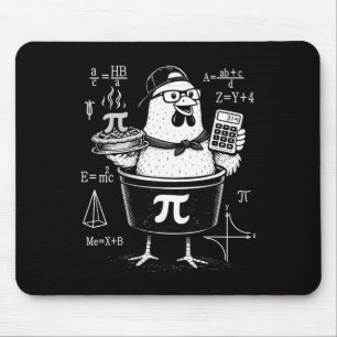 Lustiger Hühner-Topf-Rechner Mathematiklehrer Mousepad