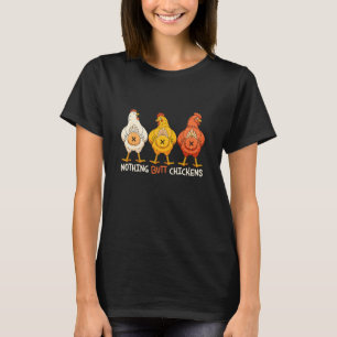 Lustiger Hühnerarsch Lustiger Erwachsener Hahn T-Shirt
