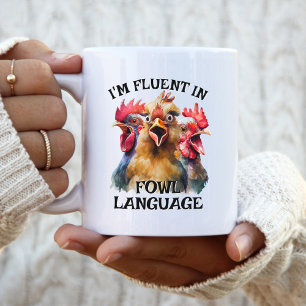 Lustiger Hühnerbecher Kaffeetasse