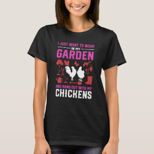 Lustiger Hühnerbesitzer Gartenliebhaber Homestead T-Shirt