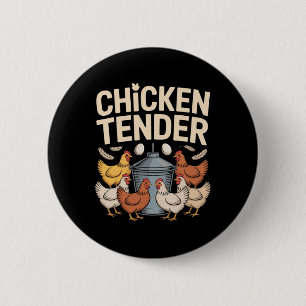 Lustiger Hühnerwitz für Hühnerzüchter Humor _2 Button