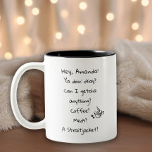 Lustiger Humor Kaffee Liebhaber Zitat