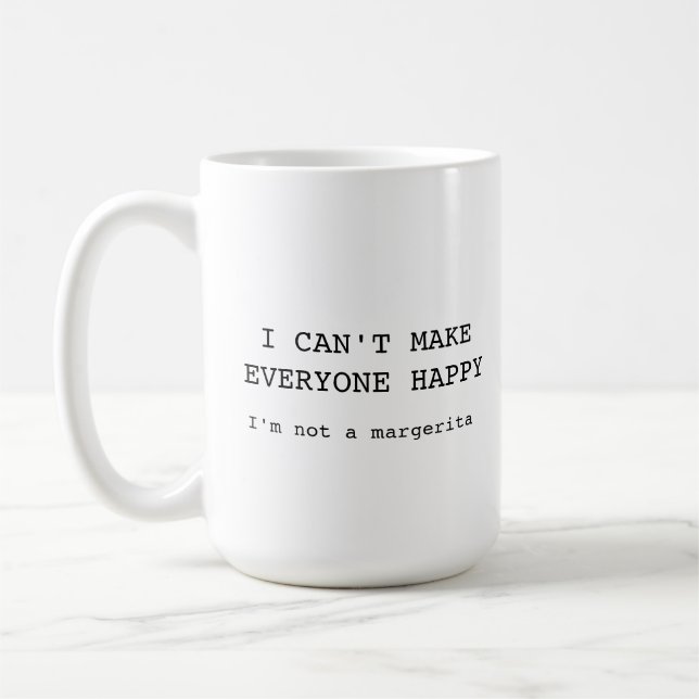 Lustiger Humor Margarita Kaffeetasse (Links)
