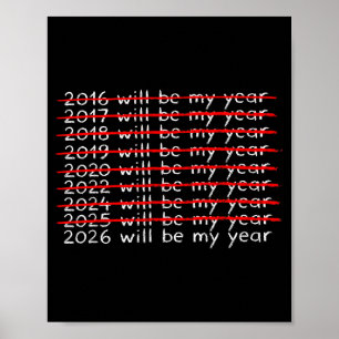 Lustiger Humor Neujahrszitat Männer Frauen 2026 Wi Poster