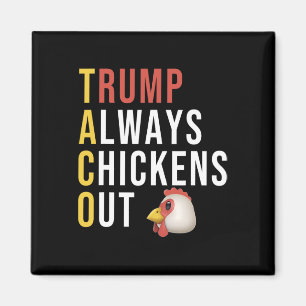 Lustiger Humor Taco Trump kneift immer Magnet