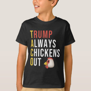 Lustiger Humor Taco Trump kneift immer T-Shirt