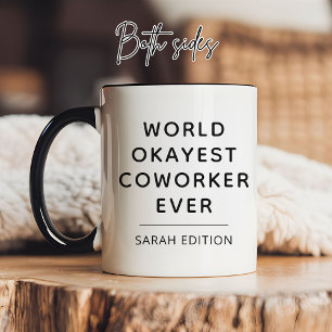 Lustiger Humor Welt Okayester Kollege Elegantes Sk Tasse