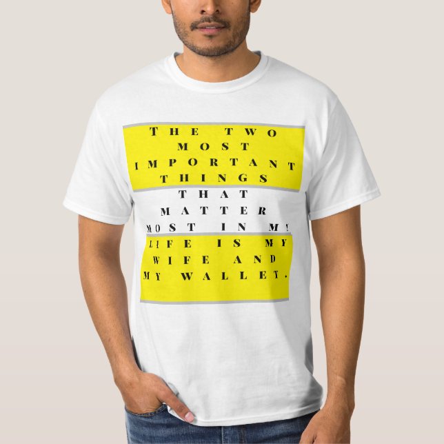 lustiger humorvoller männlicher T - Shirt (Vorderseite)