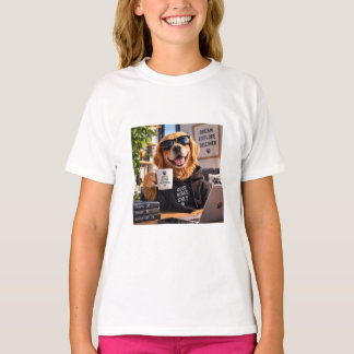 Lustiger Hund Becher – Verrückter Hund Kaffeebeche T-Shirt