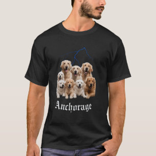 Lustiger Hund Golden Retriever Bootleg Anchorage A T-Shirt