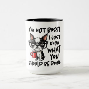 Lustiger Hund, ich bin nicht herrisch Tasse