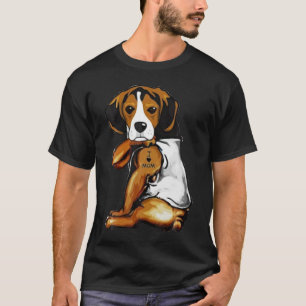 Lustiger Hund, ich liebe Mama Tattoo-Geschenk Mutt T-Shirt