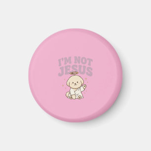 lustiger Hund Jesus Meme Ästhetik Magnet