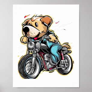 lustiger Hund Poster