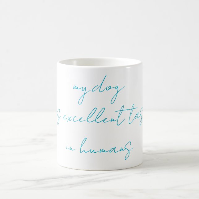 Lustiger Hund-Spruch-Becher Kaffeetasse (Mittel)