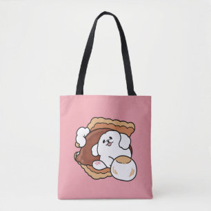 Lustiger Hund und S'more-Design – Kawaii-Haustierl Tasche