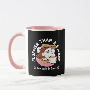 Lustiger Hund und S'more-Design – Kawaii-Haustierl Tasse
