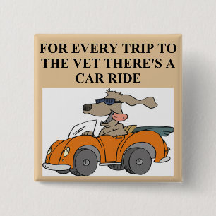 lustiger Hund veterriarian Button