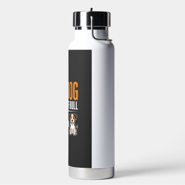 Lustiger Hund voller Stier-Design Trinkflasche (Links)