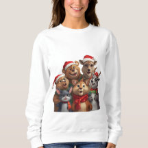 Lustiger Hunde-Trio-Hoodie – Süßes Tier-Sweatshirt