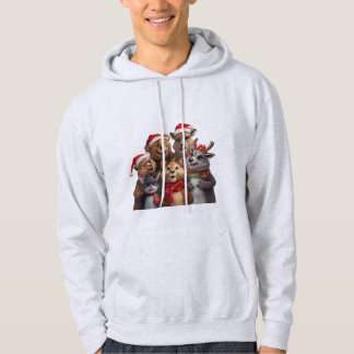 Lustiger Hunde-Trio-Hoodie – Süßes Tier-Sweatshirt Hoodie