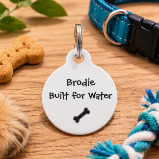 Lustiger Hunde-Zitat mit Telefonnummer | Benutzerd Haustiermarke